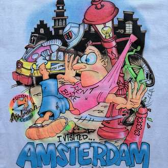 90’s Airbrushed Amsterdam Tourist Tee Large