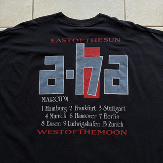 1991 A-HA Euro Tour Tee XXL