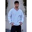 V YAKA 3 İPLİK ŞARDONLU SWEAT