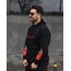 KOLLARİ DESENLİ OVERSİZE SWEATSHİRT 