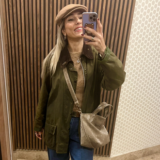 Süet Biscuit Hasır City Bag