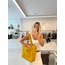 Verona Safran Velvet Nubuk Dokulu Shopper