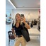 Siyah POCHETTE  Deri City Bag
