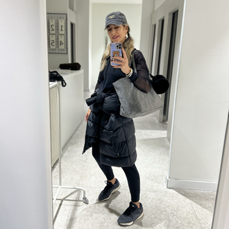 Süet Gri Hasır Deri Maxi ShoppingBag 