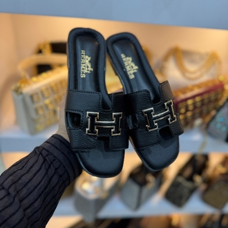 Hermes Düz taban terlik 