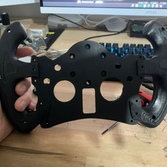 Logitech G29 F1 Tipi direksiyon simidi. 3 boyutlu baskı