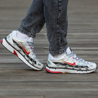 Nike P-6000 White Gold Red