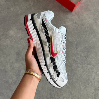 Nike P-6000 White Gold Red