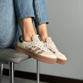Adidas Sambae Leopard Off White