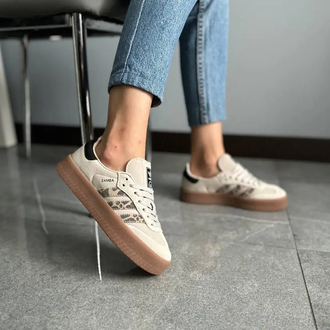 Adidas Sambae Leopard Off White