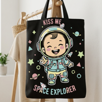 Cute Astronaut Baby Vector Design - Space Explorer SVG, EPS, PNG, DXF - Digital Download