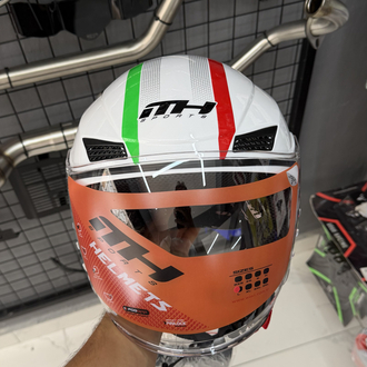 Mh Sports Yarım Kask Ece/Dot Sertifkalı