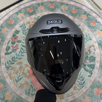 Skold Full Face Kask Titanyum Gri