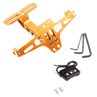KISA PLAKALIK ÜNİVERSAL CNC ALİMİNYUM TURUNCU