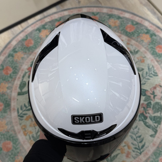 Skold Full Face Kask Sedefli Beyaz