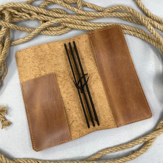 Traveler's Notebooks Cover - Seyahat Defterleri Kılıfı - Taba/Regular