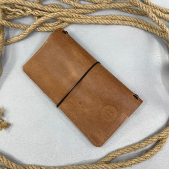 Traveler's Notebooks Cover - Seyahat Defterleri Kılıfı - Taba/Regular