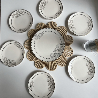 7 parça porselen servis set
