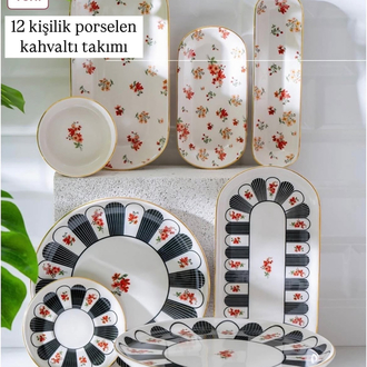12 kişilik kahvaltı takımı 