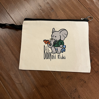 Bibliyofil klubü clutch çanta