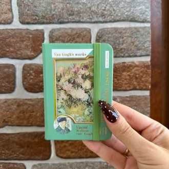3 boyutlu Van Gogh mini defter