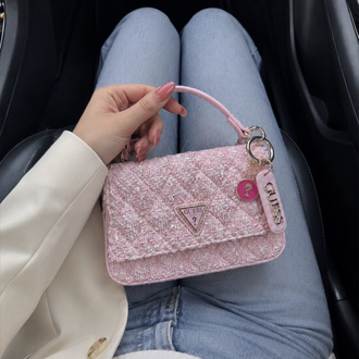 Pembe tüvit çanta