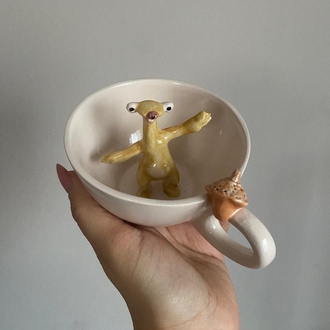 sid figürlü seramik kupa