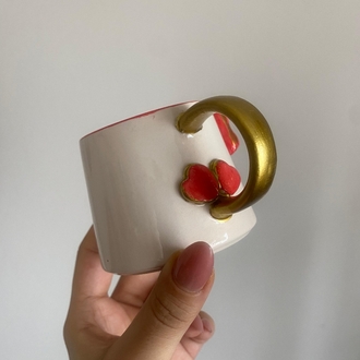 Kalpli Kurdelalı Fincan