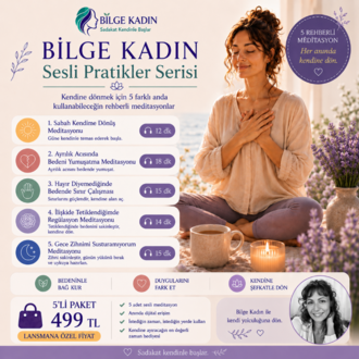 BİLGE KADIN MEDİTASYON SERİSİ - 5Lİ PAKET