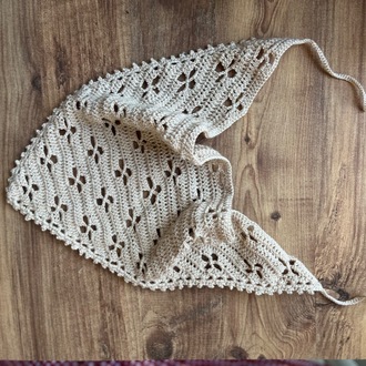 Çiçekli bandana 