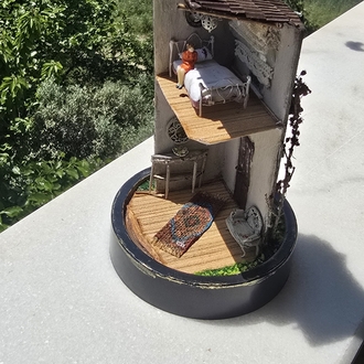 fanusta çift taraflı minyatür