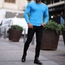 slim fit tişört mavi renk