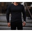 siyah renk slim fit tişört