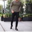 gri renk slim fit tişört