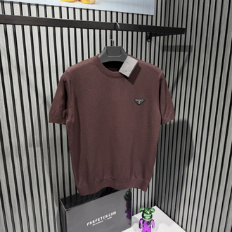 PRADA PREMİUM ÖRME TRİKO (KAHVERENGİ)