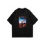 Astro World Street Wear Design Oversize Black T-shirt