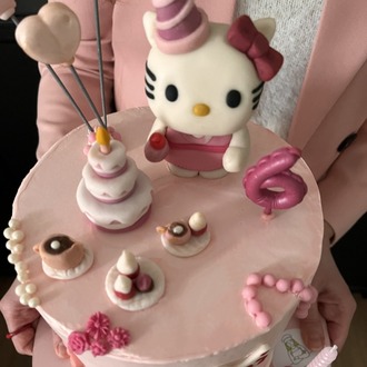 Hello Kitty Birthday Cake