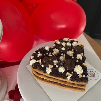 Sweet Valentine Cookie Cake