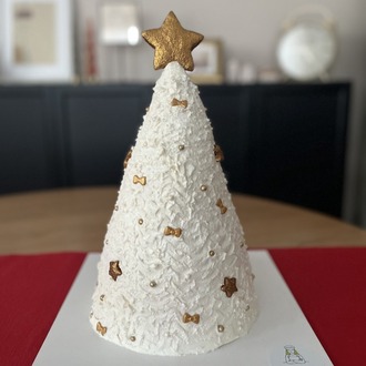 New Year Russian Medovik Tree Cake / 20-25 Kişilik