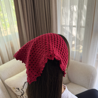 Örgü bandana 
