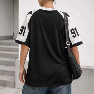 Black 91 Oversize Jersey