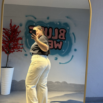 Ekru Renk Unısex Pantolon