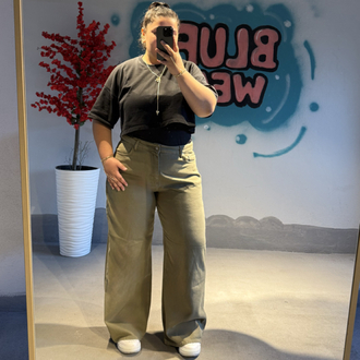 Haki Renk Unısex Yumuşak Pantolon