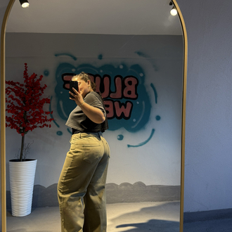 Haki Renk Unısex Yumuşak Pantolon