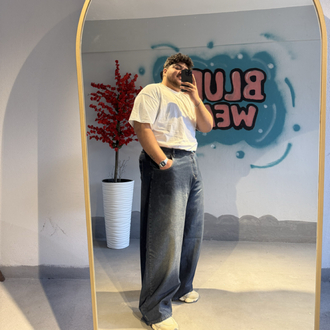 Koyu Mavi Unısex Baggy