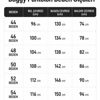 Koyu Mavi Unısex Baggy