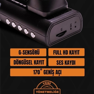 wifi destekli 3 kameralı araç kamera seti dip fiyat