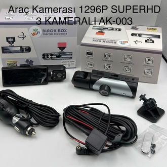 3.lu araç kamerası 1296P süper HD 