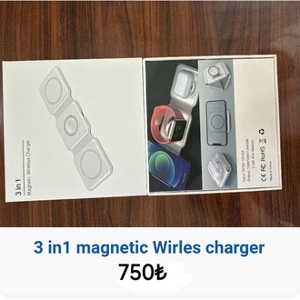 3 in 1 magnetuc wirles changer