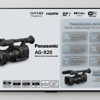 AG-CX20) 4K profesyonel video kamerası